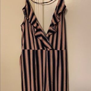 Striped jumpsuit